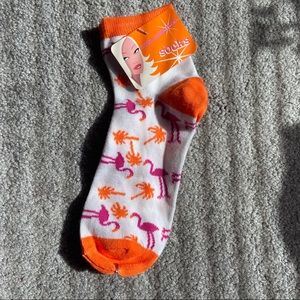 Cool Summer Flamingo Socks
